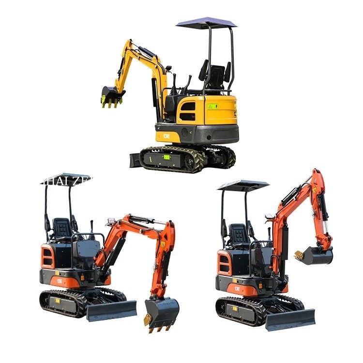 2Máy đào mini.5ton 8.6KW Máy đào nhỏ với động cơ khí thải Euro V