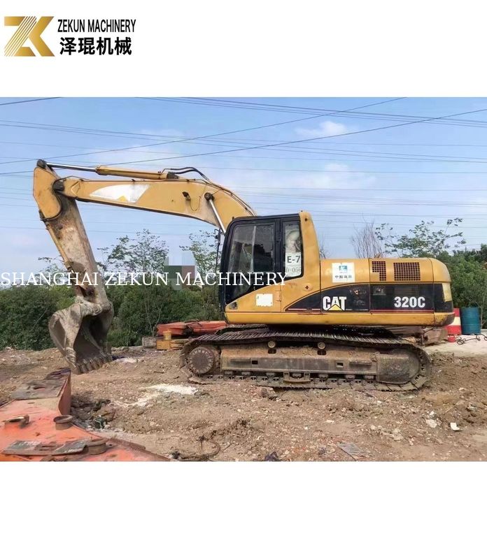 Máy đào CAT 320C đã qua sử dụng 320 giờ làm việc 4001-6000 dung lượng xô 0,8m3