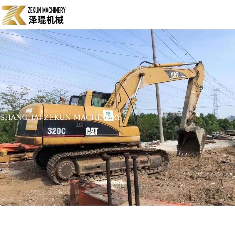Máy đào CAT 320C đã qua sử dụng 320 giờ làm việc 4001-6000 dung lượng xô 0,8m3