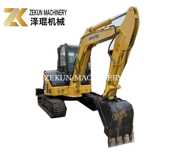 Máy đào Komatsu PC55MR-2 tay hai với 28,5KW điện và dung lượng xô 0,2m3