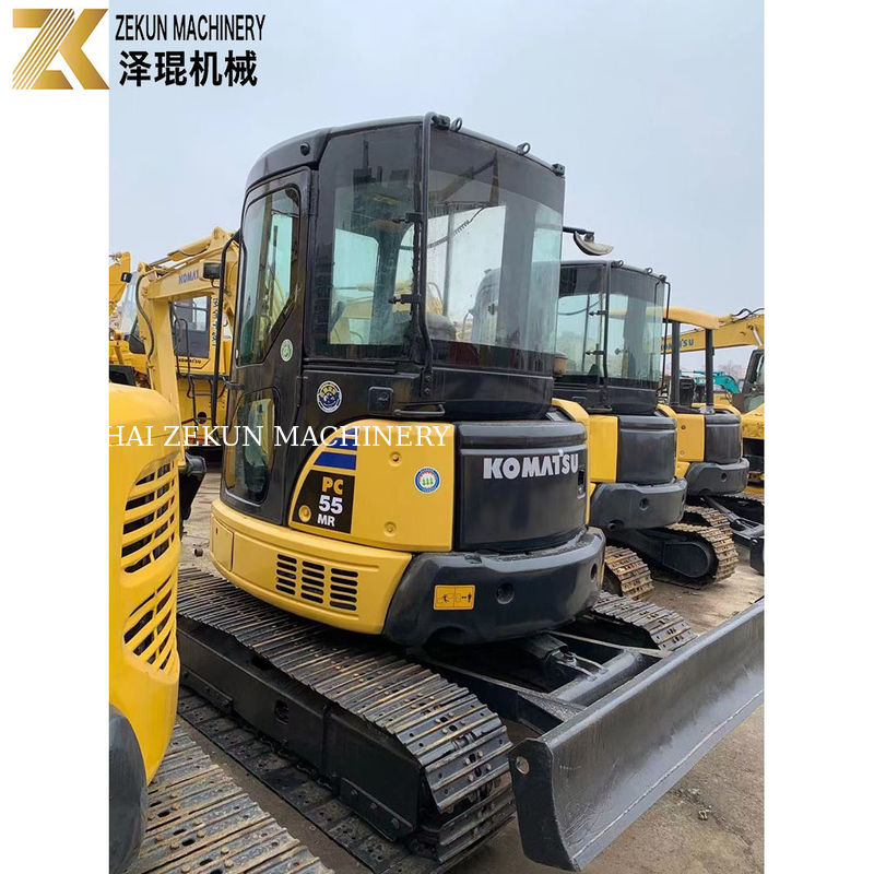 Máy đào Komatsu PC55MR-2 tay hai với 28,5KW điện và dung lượng xô 0,2m3