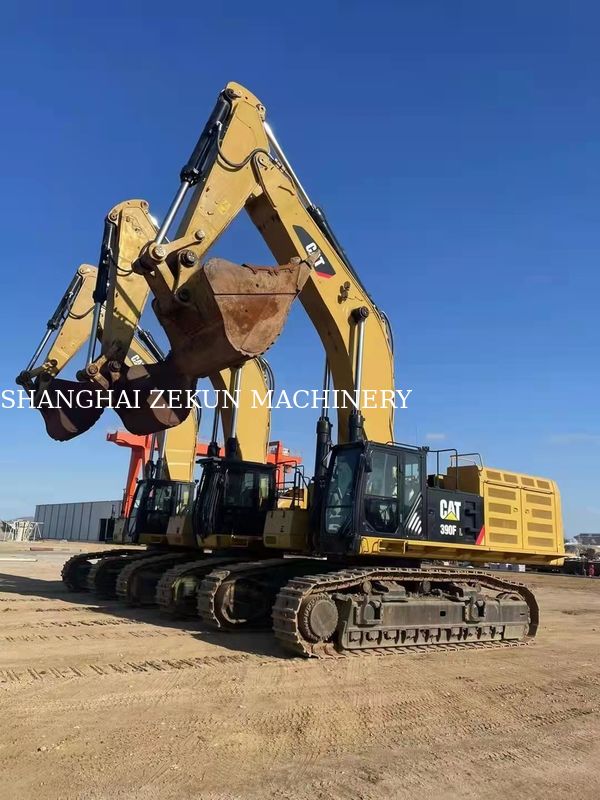 Thiết bị xây dựng cũ Cat 390F Máy đào bò với động cơ Cat 390 KW