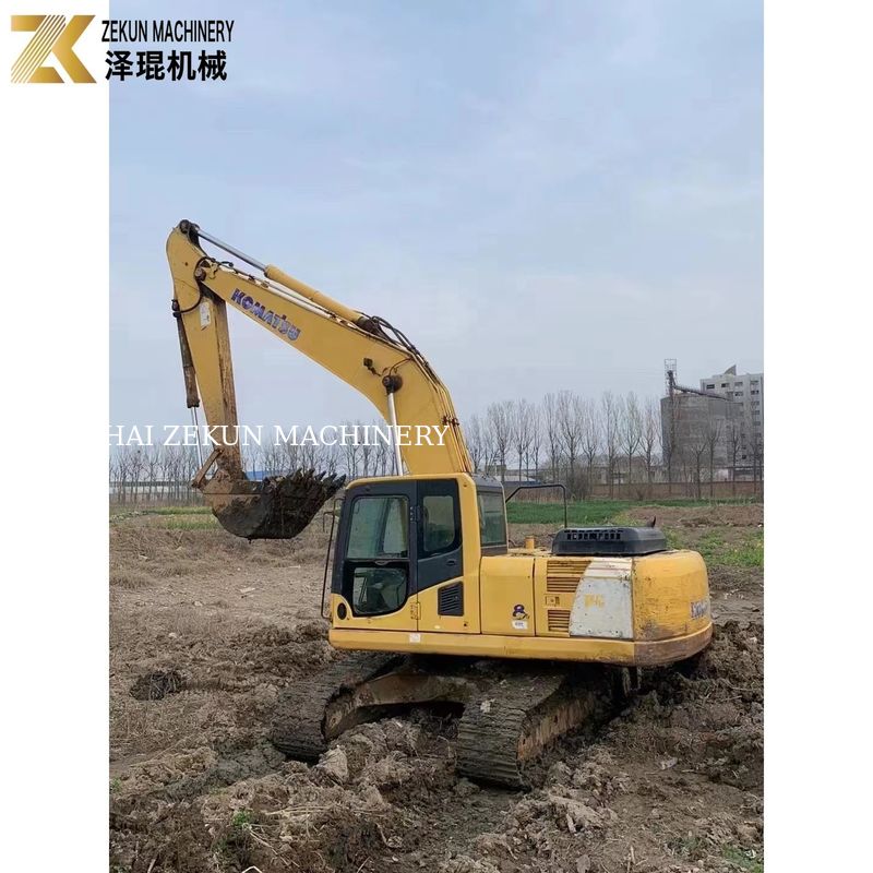 Sử dụng Komatsu 200 Excavator Trong tay thứ hai PC200-6 Digger trọng lượng vận hành 20,15ton