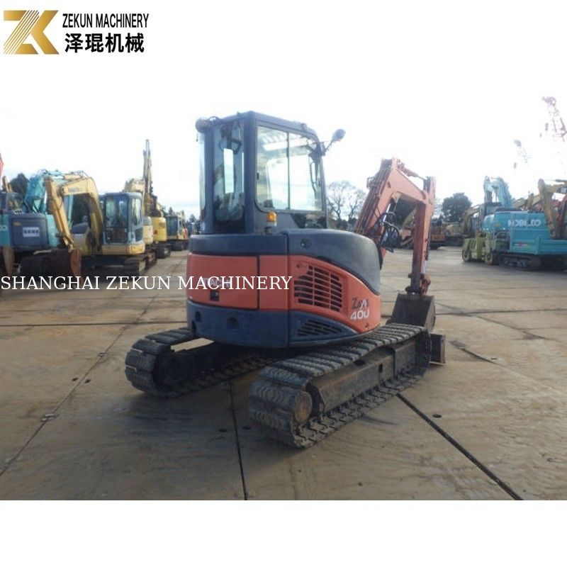 Hitachi zx40u Excavator sử dụng 4 tấn trọng lượng hoạt động 2001-4000 giờ làm việc