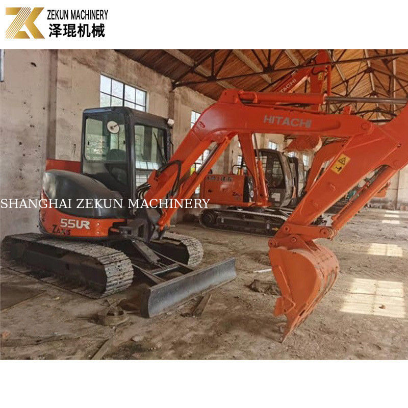 33.1Kw Power Hitachi ZX55 Excavator 5,5 tấn Mini Bagger với 2001-4000 giờ làm việc