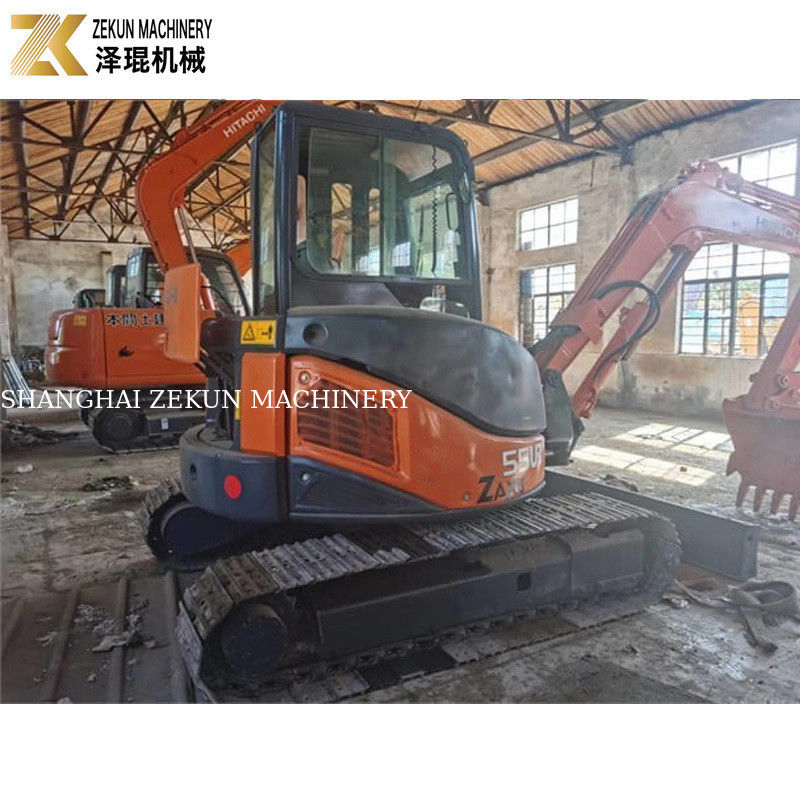 33.1Kw Power Hitachi ZX55 Excavator 5,5 tấn Mini Bagger với 2001-4000 giờ làm việc