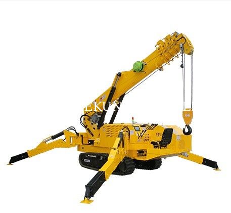 Mini Spider Lifting Crawler Crane KB8.0 Cẩu thủy lực cho Max. Độ cao nâng 15,7m