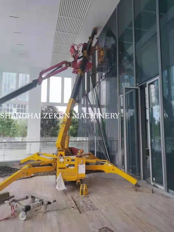Mini Spider Lifting Crawler Crane KB8.0 Cẩu thủy lực cho Max. Độ cao nâng 15,7m