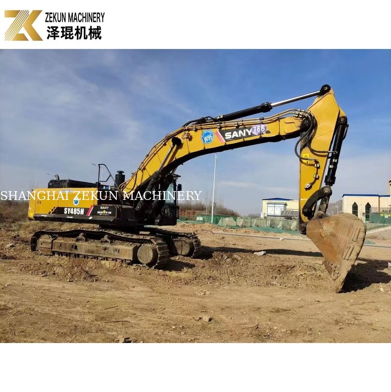 Xây dựng lớn sử dụng máy đào Sany 485 SY485H 48 tấn với động cơ SANY 6WG1X