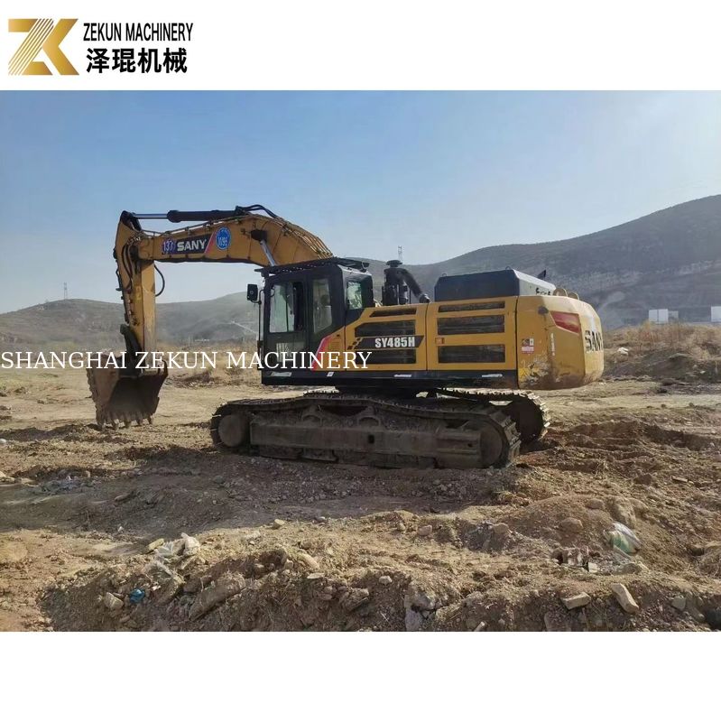 Xây dựng lớn sử dụng máy đào Sany 485 SY485H 48 tấn với động cơ SANY 6WG1X