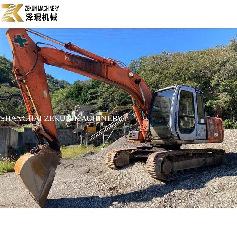 Màu gốc 12Ton sử dụng Hitachi EX 120 Excavator EX120-5 với động cơ ISUZU 60,5Kw