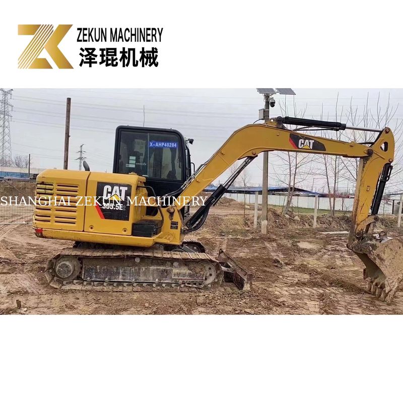 Máy khai quật mini CAT 305.5E2 đã được sử dụng 305.5 5380 KG Trọng lượng máy 32KW Sức mạnh