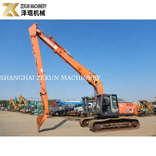 ZX200LC-3 đầu tiên Long Arm Excavator 20T Capacity And Long Reach Boom