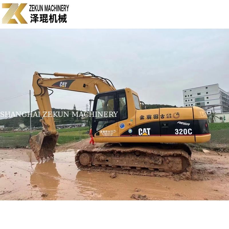 110KW Thiết bị hạng nặng sử dụng CAT320 máy đào Caterpillar 320C giờ làm việc 4001-6000