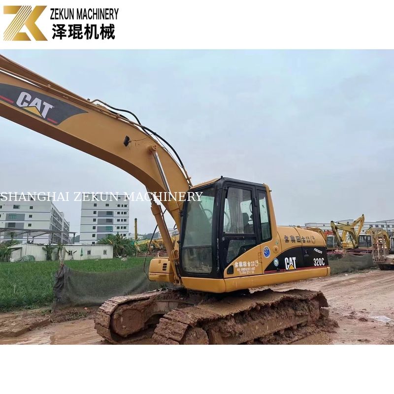 110KW Thiết bị hạng nặng sử dụng CAT320 máy đào Caterpillar 320C giờ làm việc 4001-6000