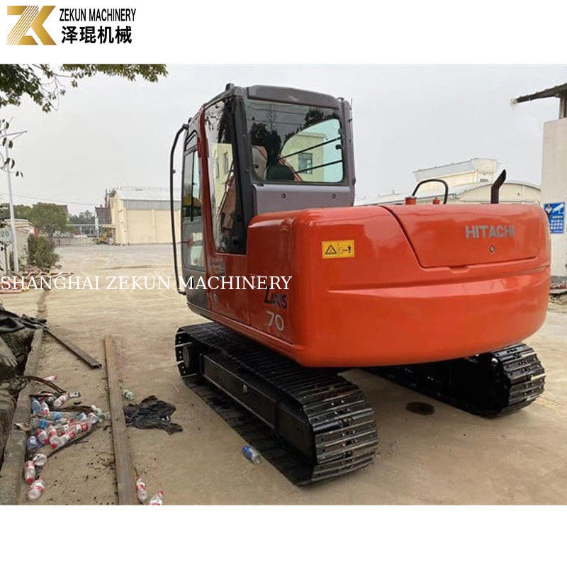 Máy đào Hitachi ZX70 cũ với động cơ ISUZU và máy bơm thủy lực gốc ở Nhật Bản