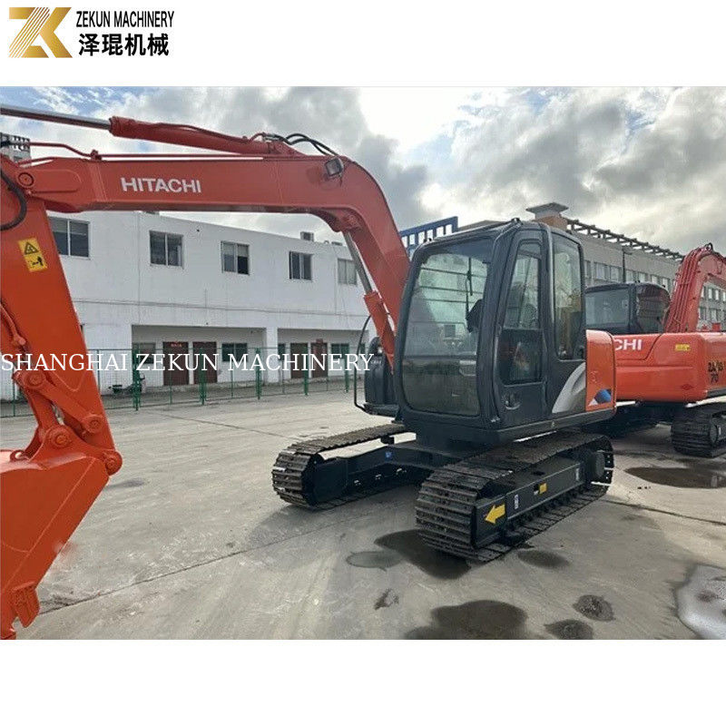 Máy đào Hitachi ZX70 cũ với động cơ ISUZU và máy bơm thủy lực gốc ở Nhật Bản