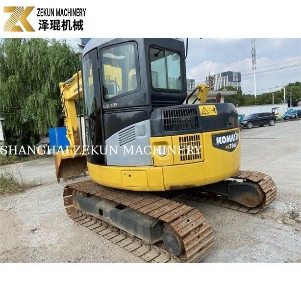 Máy đào Komatsu PC78 cũ 7ton PC78US-6 với dung lượng xô 0,28m3 và công suất 37KW