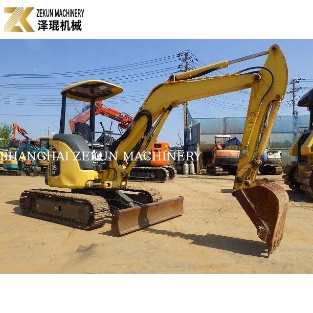 Máy đào Komatsu PC35 cỡ nhỏ 3 tấn Trọng lượng hoạt động 3700 KG Trọng lượng máy