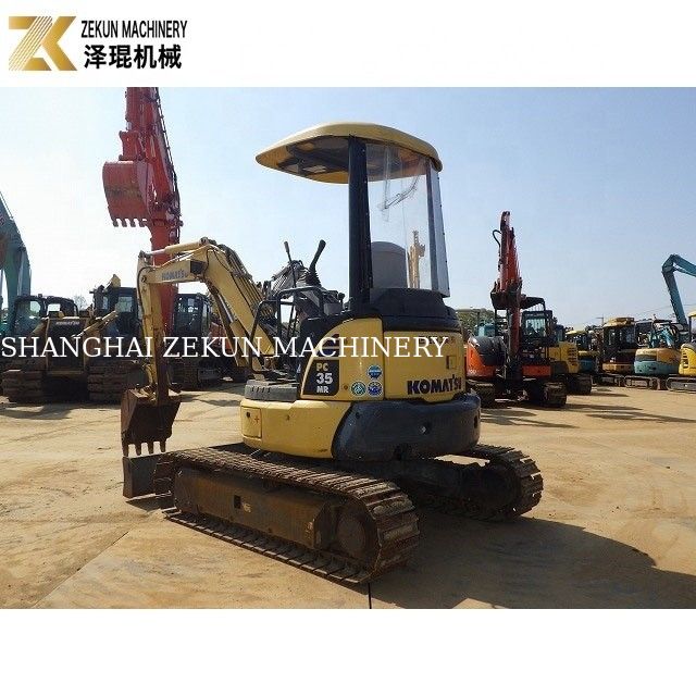 Máy đào Komatsu PC35 cỡ nhỏ 3 tấn Trọng lượng hoạt động 3700 KG Trọng lượng máy