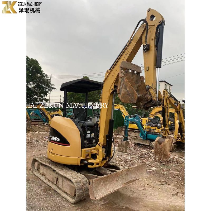 0.03M3 dung lượng xô CAT303 CCR 303E Mini Excavator sử dụng cho nhu cầu của bạn