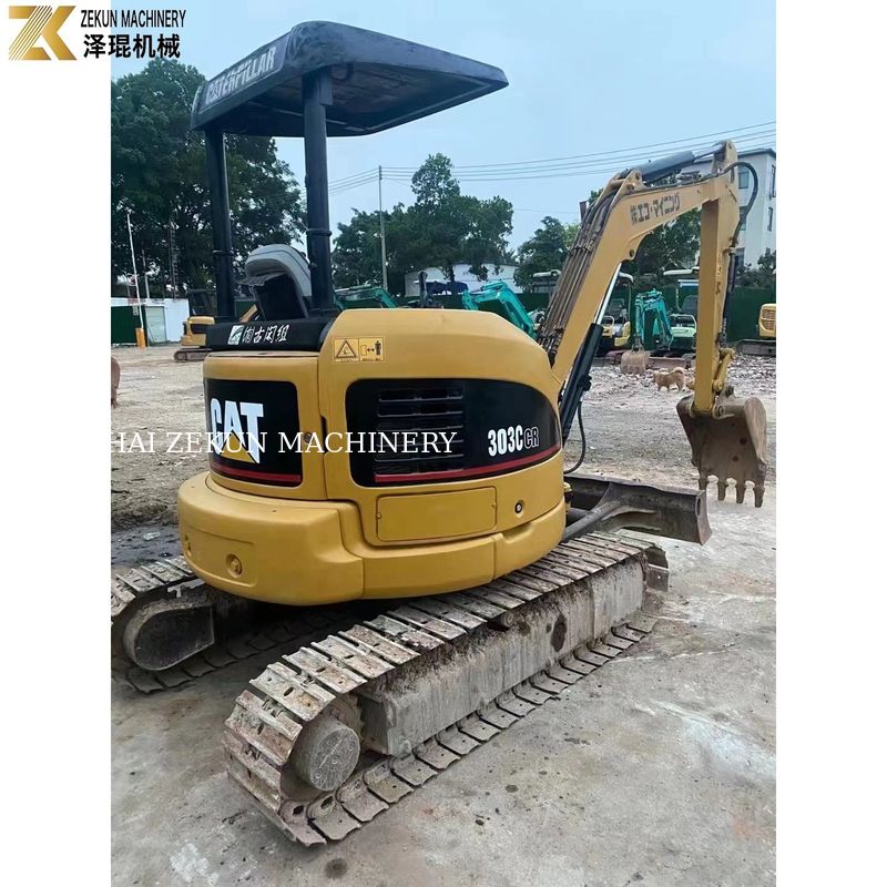 0.03M3 dung lượng xô CAT303 CCR 303E Mini Excavator sử dụng cho nhu cầu của bạn