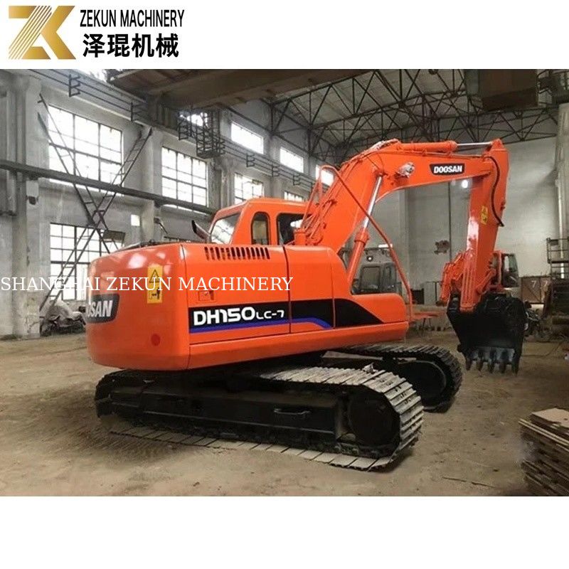 Máy đào nguyên bản 15Ton sử dụng Doosan DH150 Excavator với Jack Hammer DH150-7 2017