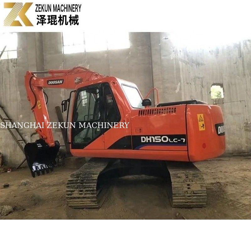 Máy đào nguyên bản 15Ton sử dụng Doosan DH150 Excavator với Jack Hammer DH150-7 2017