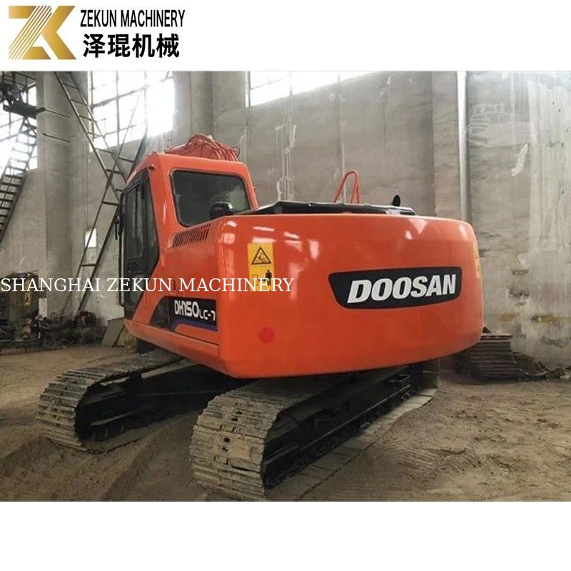 Máy đào nguyên bản 15Ton sử dụng Doosan DH150 Excavator với Jack Hammer DH150-7 2017