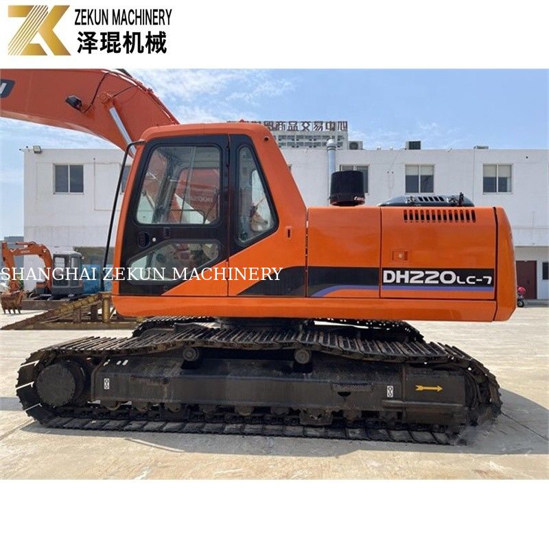 Máy đào đất sử dụng 22 tấn Doosan 220 Excavator DH220LC-7 Engine 21400 K
