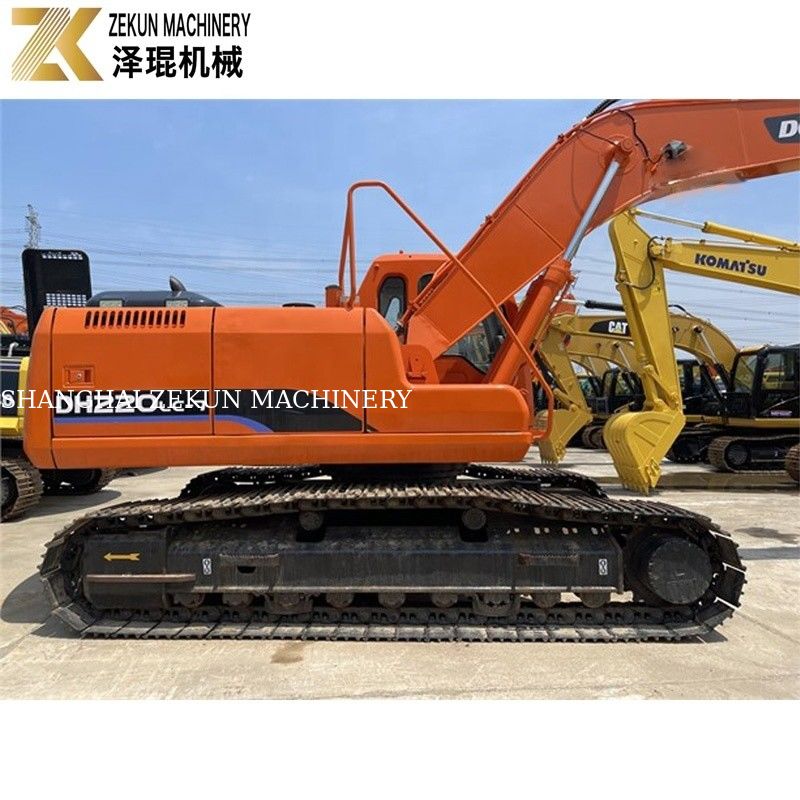 Máy đào đất sử dụng 22 tấn Doosan 220 Excavator DH220LC-7 Engine 21400 K