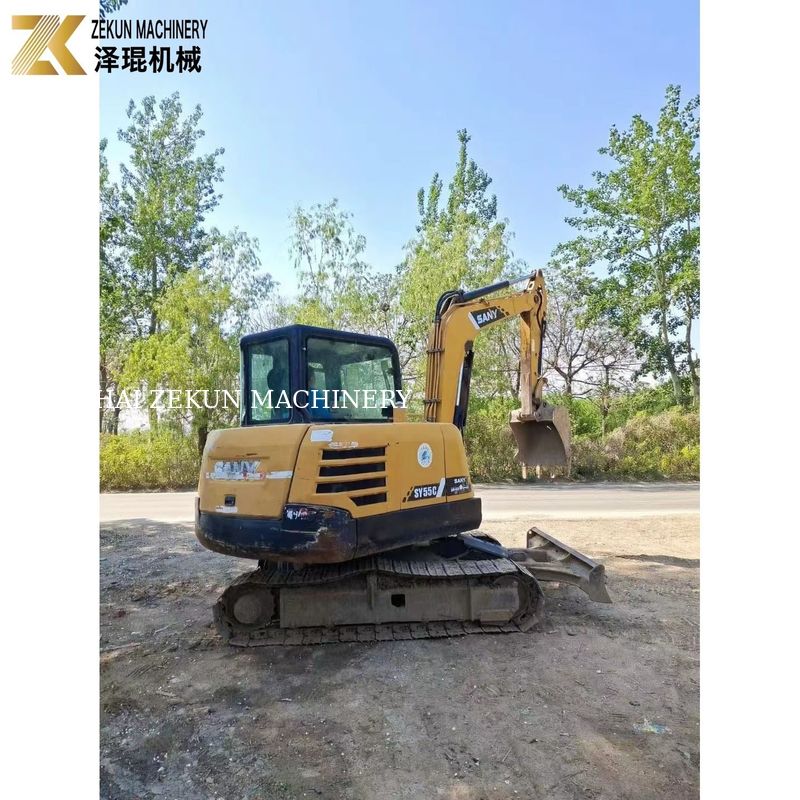 Sany SY55C-9 Excavator đã sử dụng 5.5 tấn trọng lượng hoạt động sơn gốc