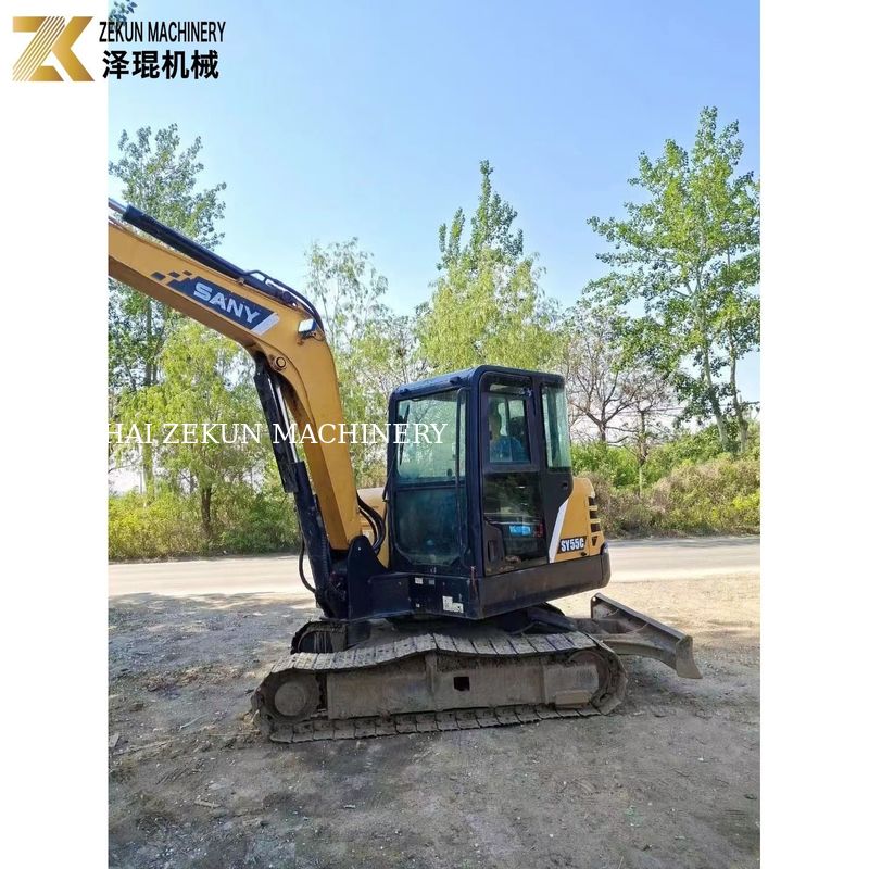Sany SY55C-9 Excavator đã sử dụng 5.5 tấn trọng lượng hoạt động sơn gốc