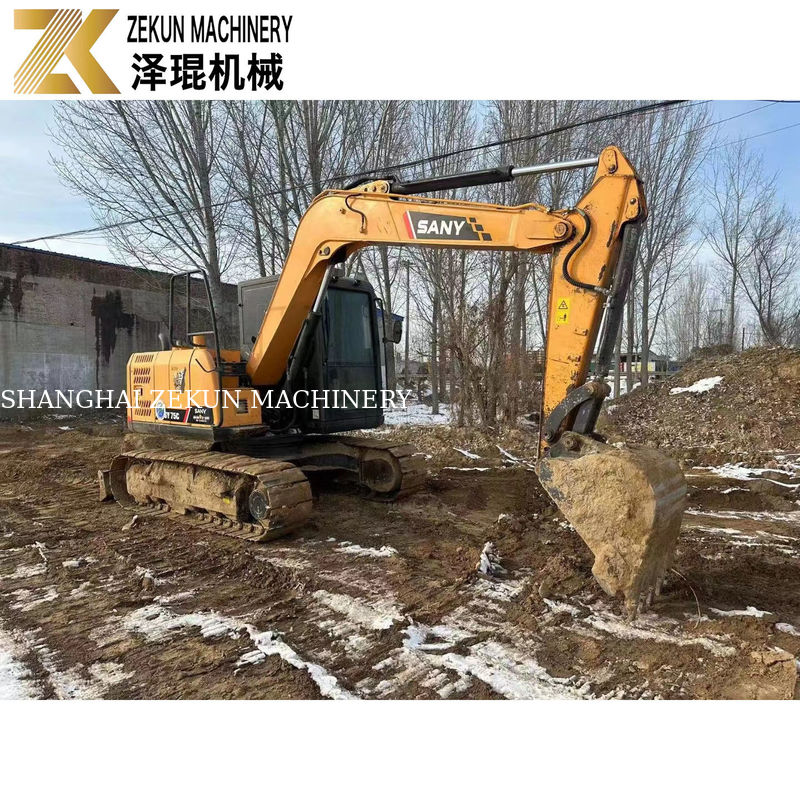 7.5ton SANY 75C Excavator được sử dụng với các xi lanh thủy lực khác Và trong năm 2015