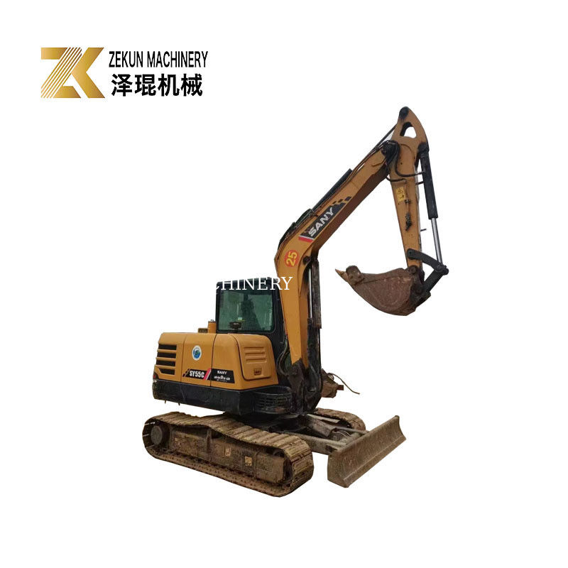 2021 SANY SY 55C Máy đào 5,5 tấn với giờ làm việc thấp