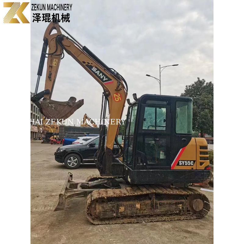 2021 SANY SY 55C Máy đào 5,5 tấn với giờ làm việc thấp