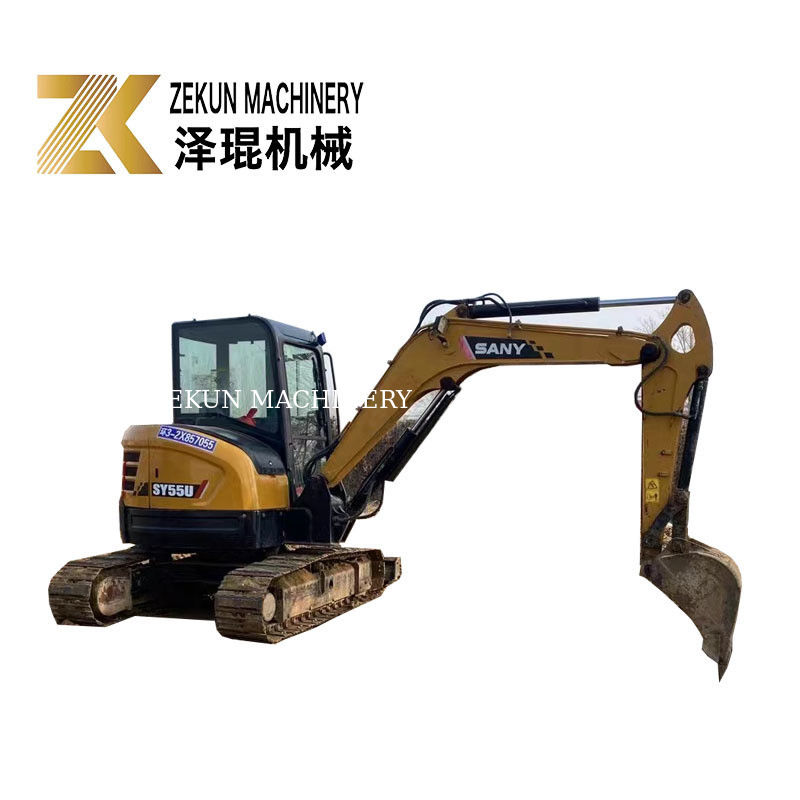 SANY SY55U 5.5T Máy đào mini cũ với máy bơm thủy lực khác Trong tình trạng tốt