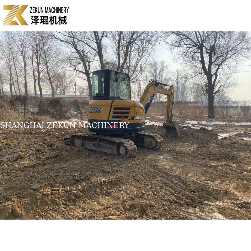 SANY SY55U 5.5T Máy đào mini cũ với máy bơm thủy lực khác Trong tình trạng tốt