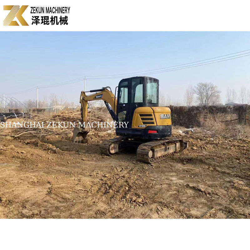 SANY SY55U 5.5T Máy đào mini cũ với máy bơm thủy lực khác Trong tình trạng tốt