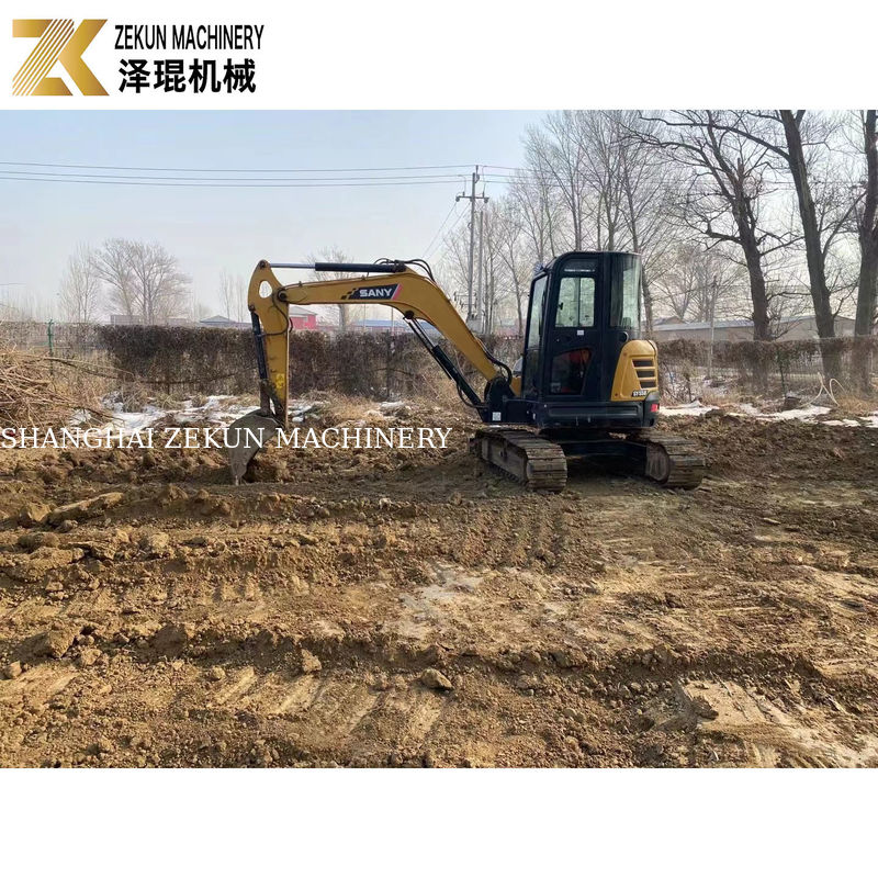 SANY SY55U 5.5T Máy đào mini cũ với máy bơm thủy lực khác Trong tình trạng tốt