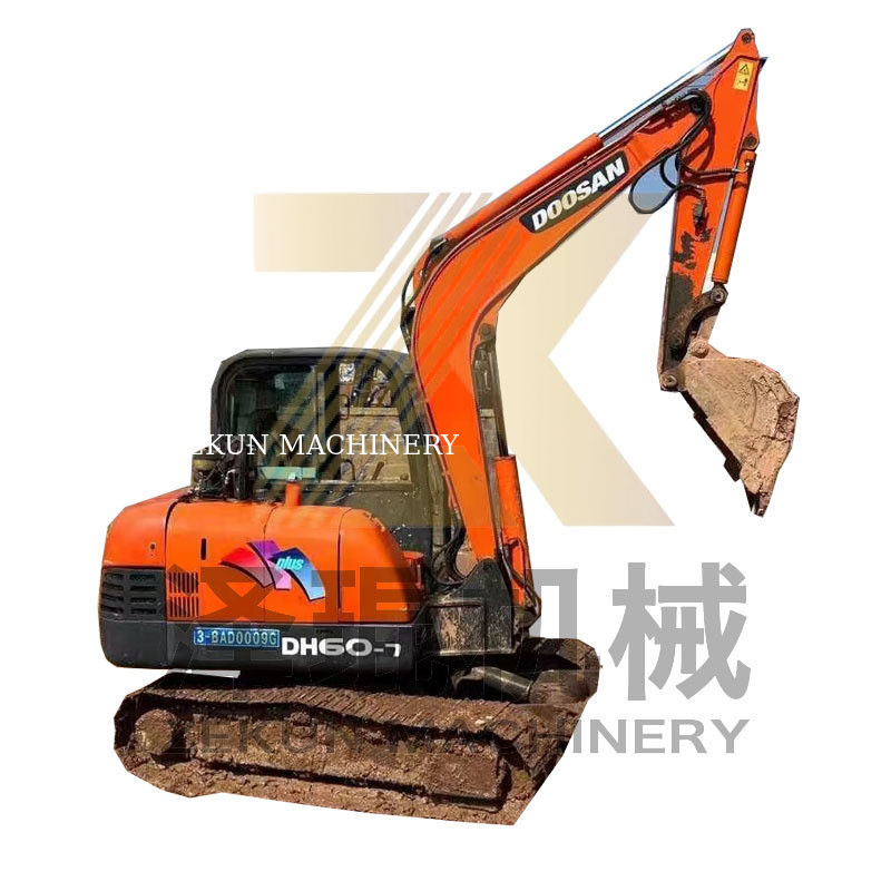 5500 KG Doosan60-7 DH55/DH60-7/80-7 DH60/DH60-7 Máy đào với 0-2000 giờ làm việc