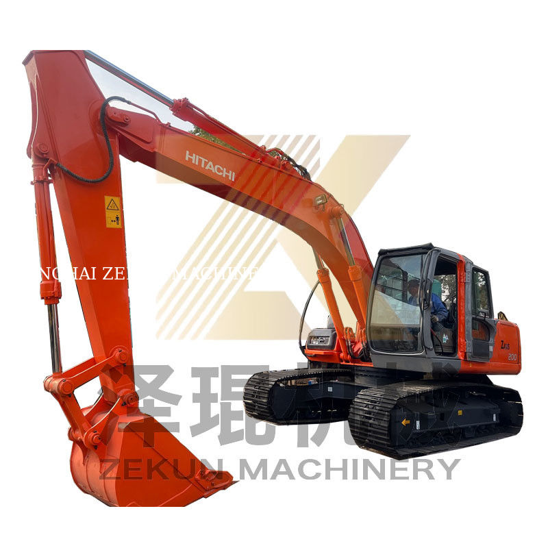 110 KW Máy đào cũ ZX200 Máy đào hạng nặng đã qua sử dụng cho nhu cầu xây dựng của bạn
