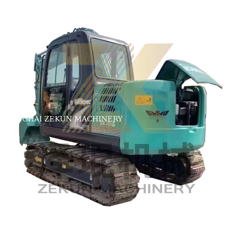 Xử dụng Kobelco SK75 Kobelco Excavator Digger với dung lượng 0.38 xô và giá cả phải chăng