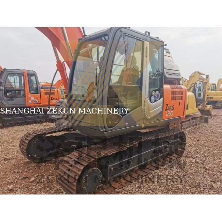 Sử dụng Hitachi ZX120-3 Crawler Excavator với máy bơm thủy lực gốc và 93 KW