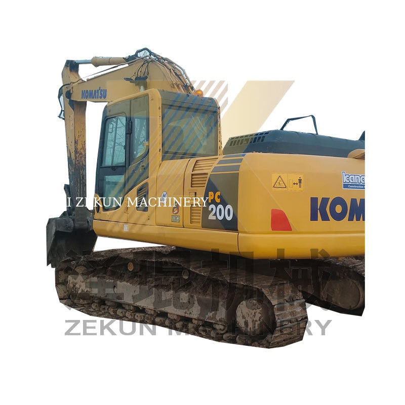 Komatsu PC200-7 PC200-8N1 Crawler Excavator Digger với động cơ 110KW ở Thượng Hải