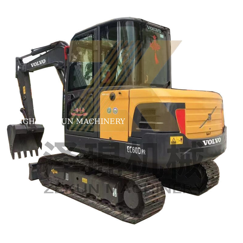 Máy đào mini Volvo EC55 EC60 sử dụng van thủy lực khác với giờ làm việc ngắn