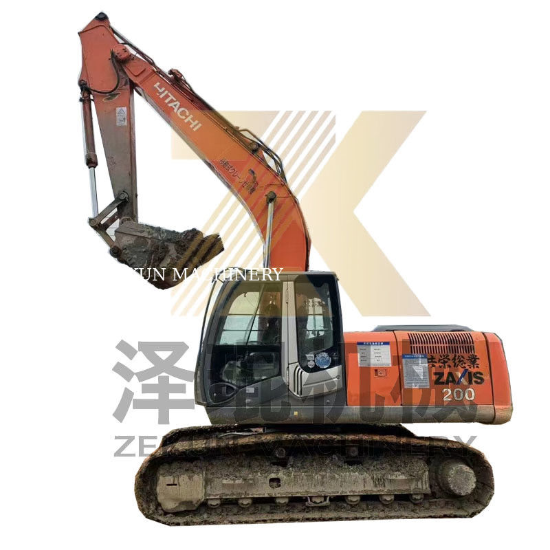 Hitachi ZX200-3 Crawler Excavator với động cơ ISUZU 6500 giờ làm việc ở Thượng Hải