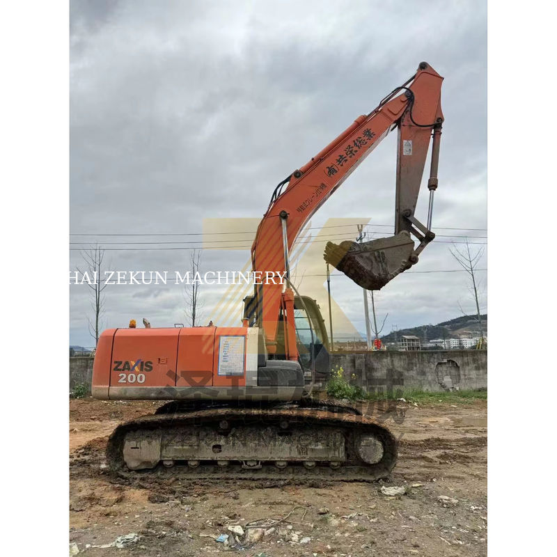 Hitachi ZX200-3 Crawler Excavator với động cơ ISUZU 6500 giờ làm việc ở Thượng Hải
