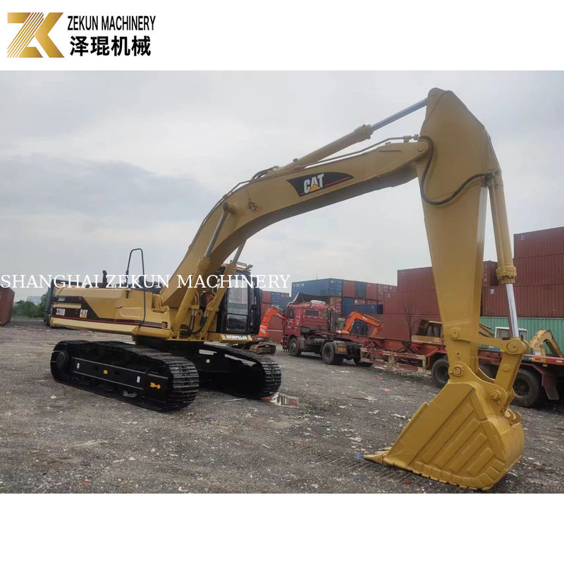 Máy đào cũ khác của Nhật Bản Cat 330b 30 tấn với van và máy bơm thủy lực