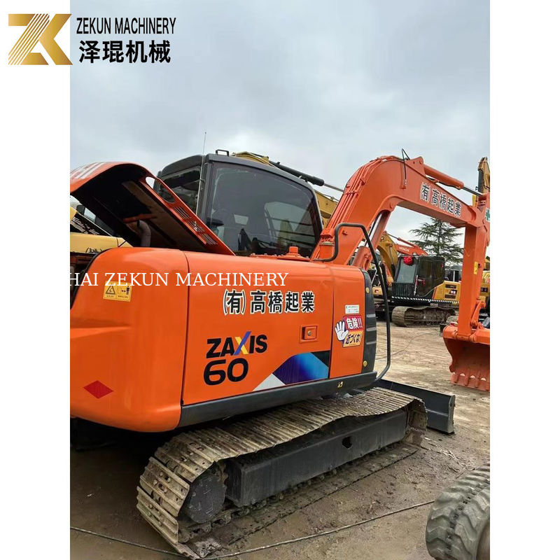 6 tấn sử dụng Hitachi ZX60 Mini Excavator với 40,5 kW trong tình trạng tốt